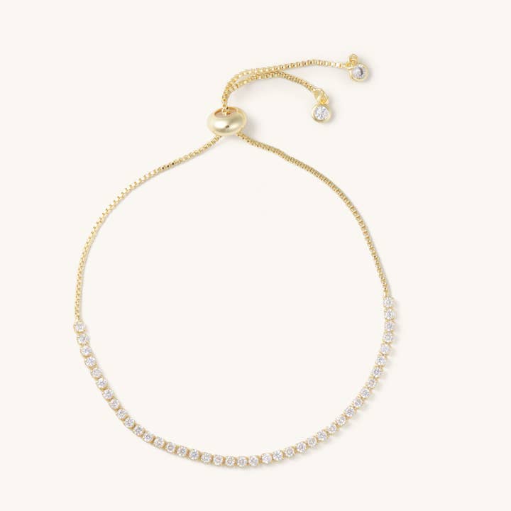 Nikki Smith Designs - Wholesale Link & Chain Bracelet - Stella Gold Slider Bracelets