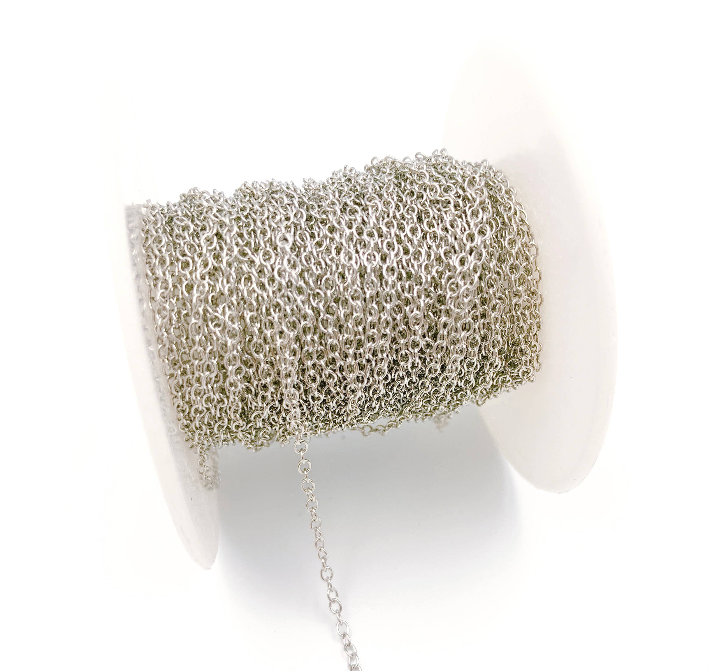 Beads Creation - Wholesale Craft Supplies - Rolo Cable Chain by Foot, Oval Link Chain, CH1221