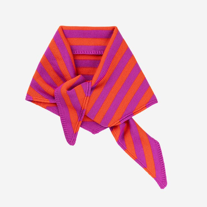 VERLOOP | knits - Wholesale Scarf - Women's - Simple Stripe Triangle Scarf5
