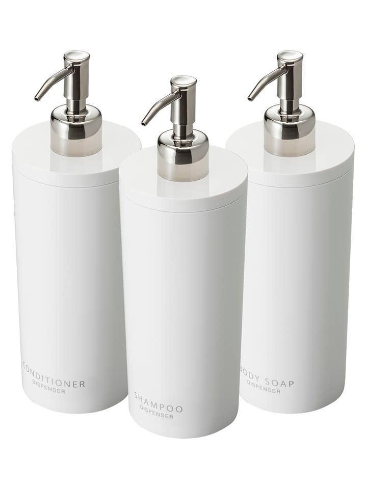 Tower Spender Bundle — Shampoo, Conditioner und Körperseife für den Großhandel von Yamazaki Home