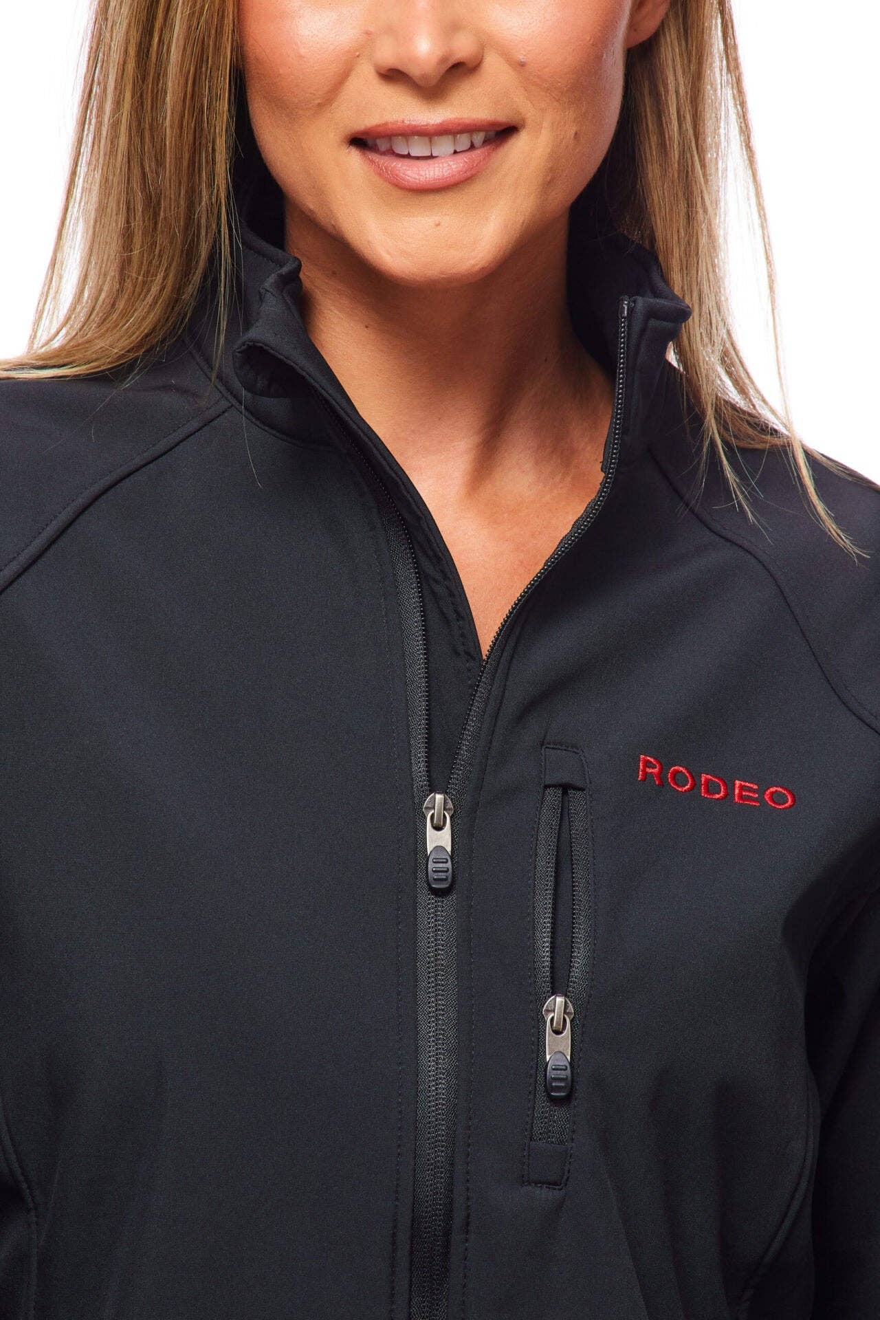 Rodeo Clothing - Wholesale Jacket - Women's - Women's Softshell Rodeo Embroidery Fleece-Lined Jackets2