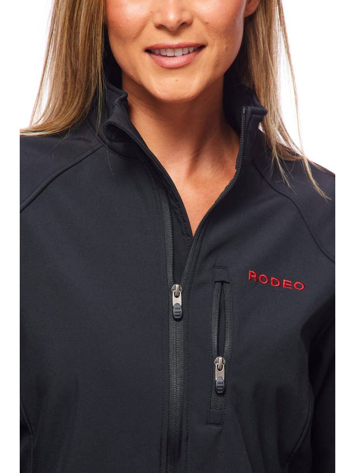 Rodeo Clothing - Wholesale Jacket - Women's - Women's Softshell Rodeo Embroidery Fleece-Lined Jackets2