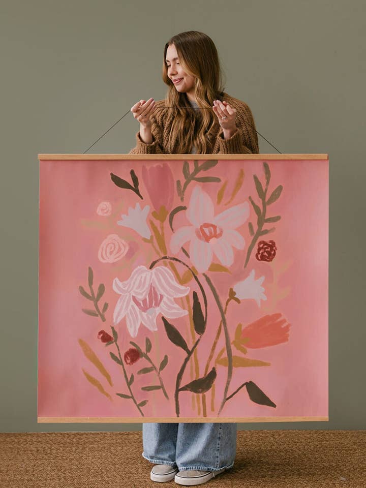 Large Poster: Spring Flowers for wholesale by Jenessa Wait