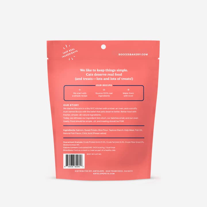 Pet Palette Distribution - Wholesale Pet Treats - Cat - Bocce's Bakery One Fish, Two Fish Cat Treats1