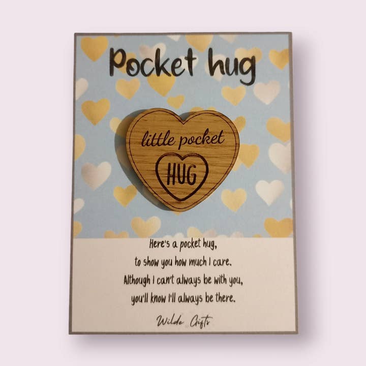 Mynte & guldhjerter Eg lomme-kram for engroshandel hos Wilde Gifts UK