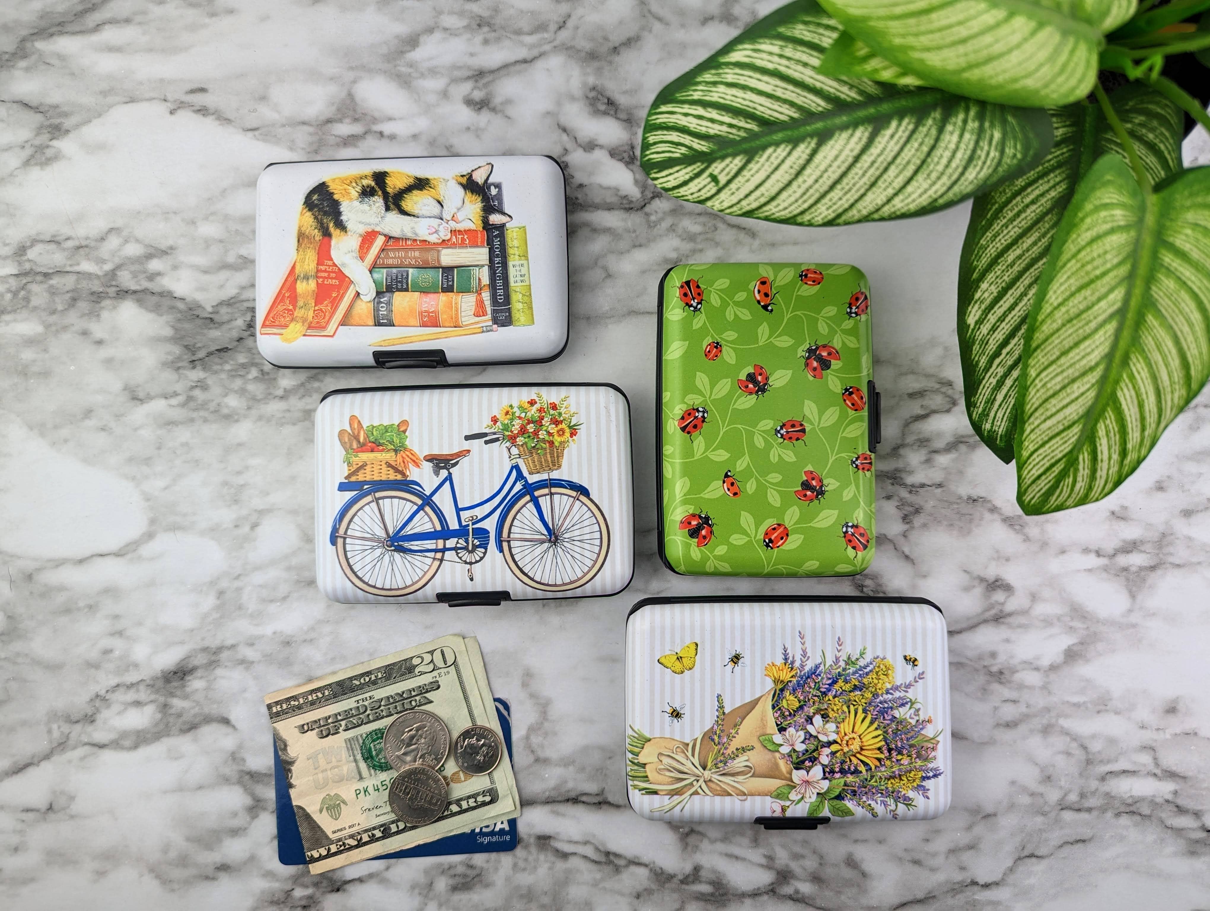 Monarque - Wholesale Wallet - Women's - Mary Lake Lavender Bouquet - Armored Wallet5