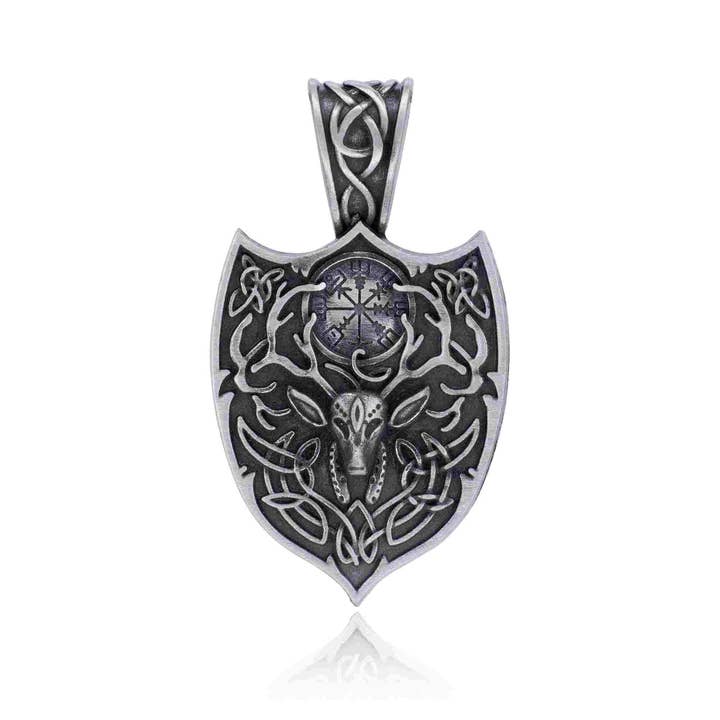 Nirvana - Wholesale Individual Charm/Pendant - Celtic Pendant - Irish Stag