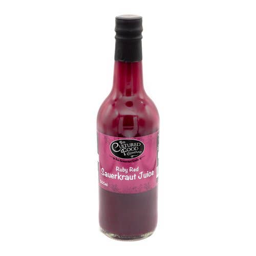 The Cultured Food Company - Wholesale Sauce - Ruby Red Sauerkraut Juice 500ml