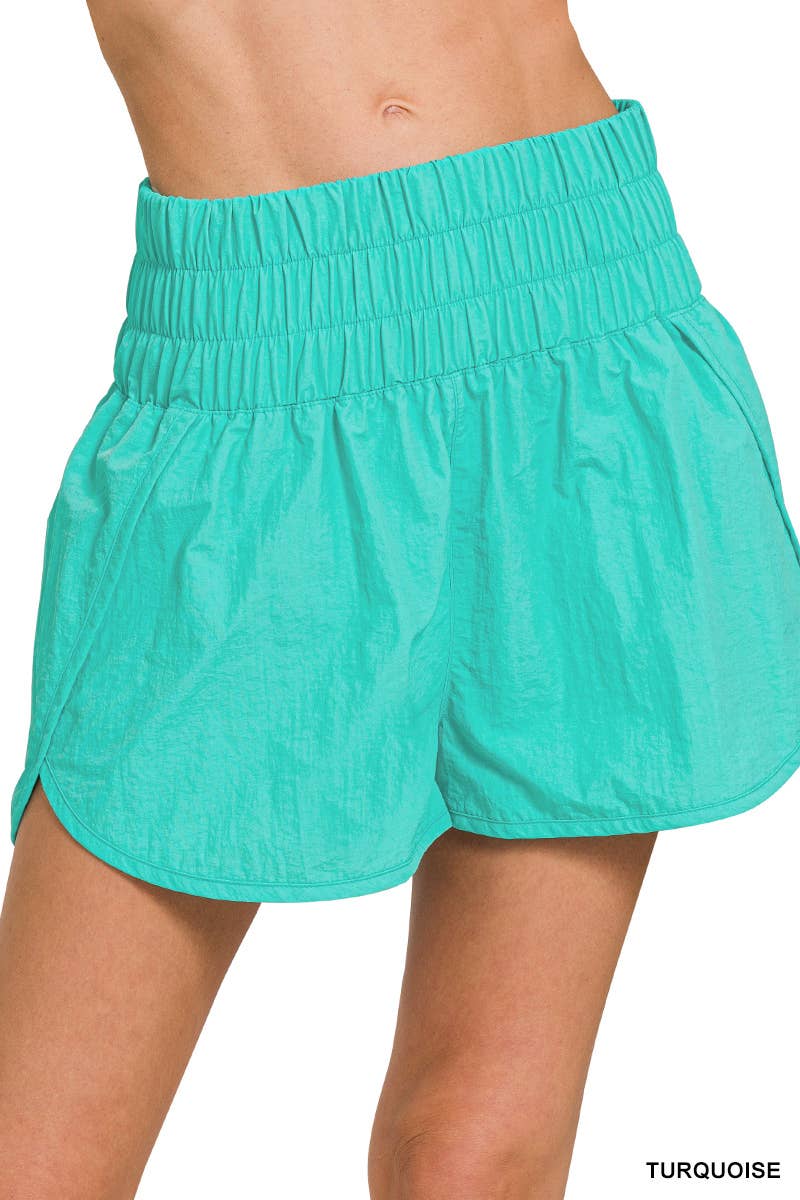42POPS - Vente Short – femme - Short coupe-vent avec doublure et poche arrière en mesh51