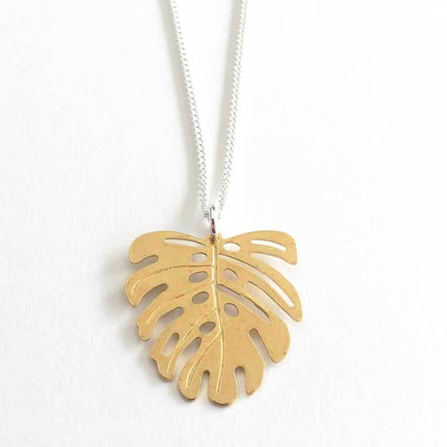 Halskette aus Messing Jungle Gardens für den Großhandel von ssd jewelry