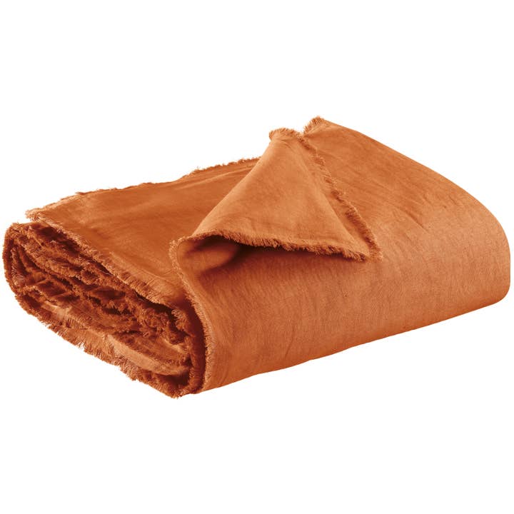 Trapunta Laly in rame tinta unita 85 x 200 per la vendita all'ingrosso da parte di Maison Vivaraise & La Cerise sur le Gâteau