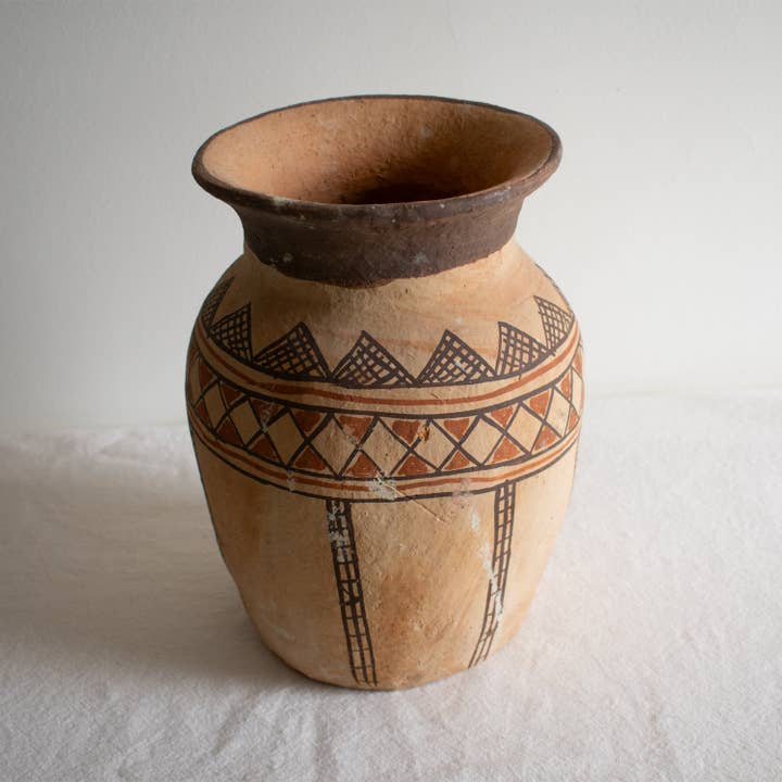 One of a Kind - Painted Tamegroute Vase for wholesale by Apartment F - shipping from Austin, TX