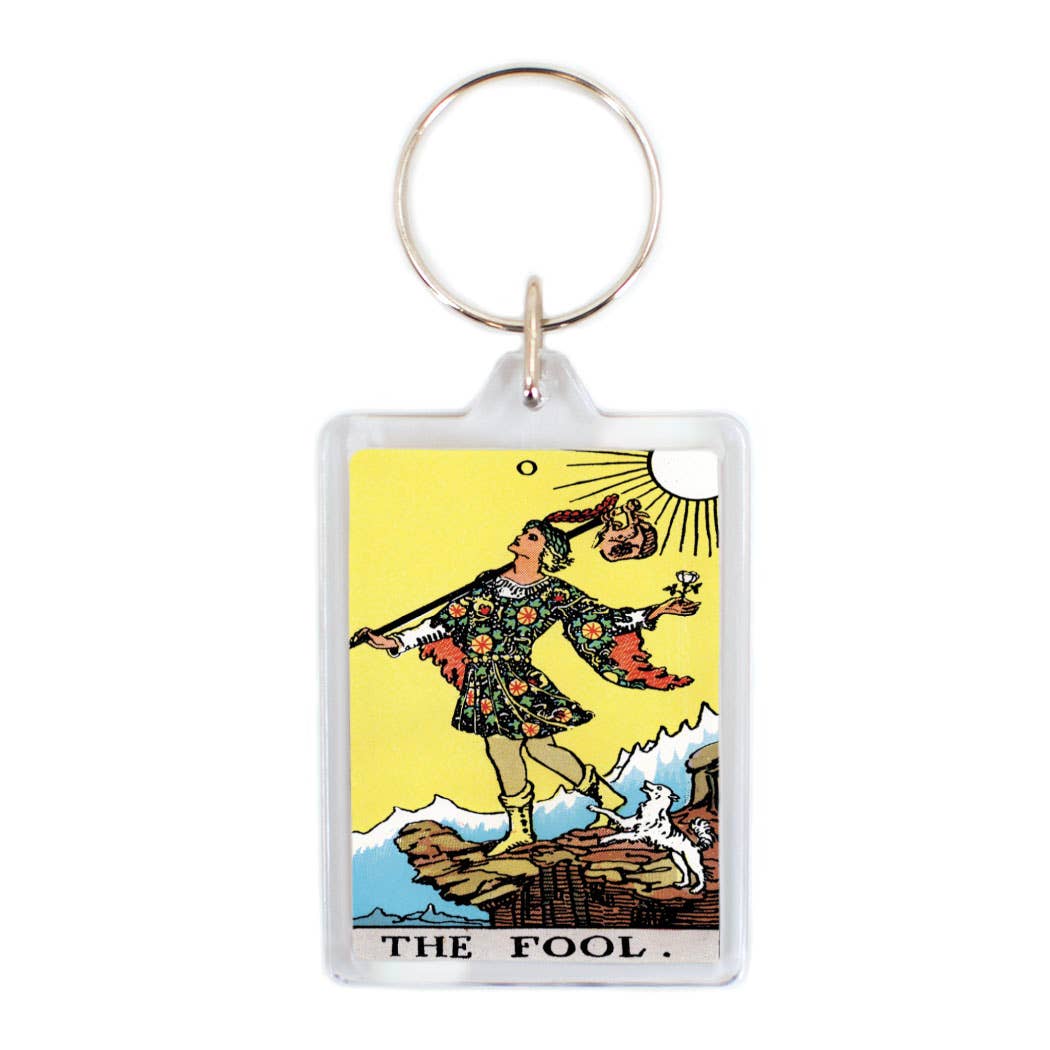 Lucky Mfg. Co. - Wholesale Keychain - Unisex - The Fool Tarot Card Keychain0