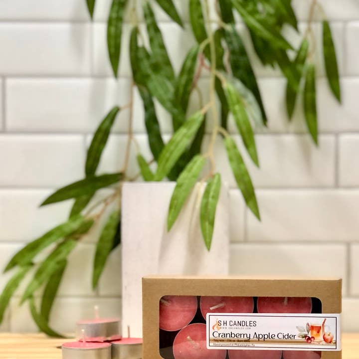 S H Candles - Wholesale Wax Melt - Cranberry Apple Cider Soy Candle Collection1