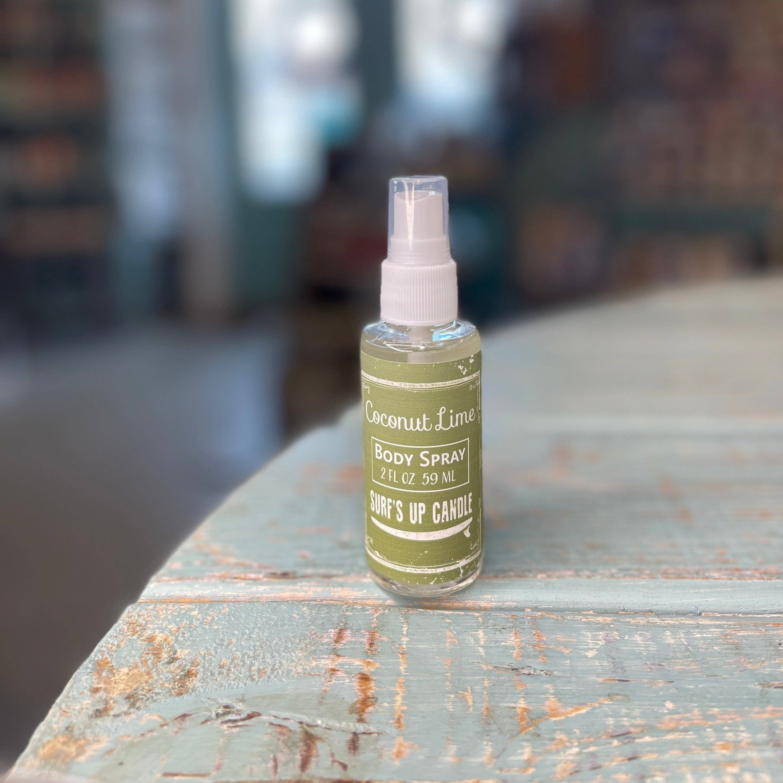 Surfs Up Candle - Wholesale Face & Body Mist/Water - Coconut Lime Body Spray - Pack of 25