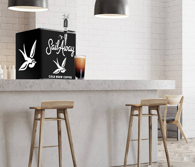 Sail Away Coffee Co. - Wholesale Coffee Machine - Nitro Cold Brew- Countertop Kegerator Dispenser 1