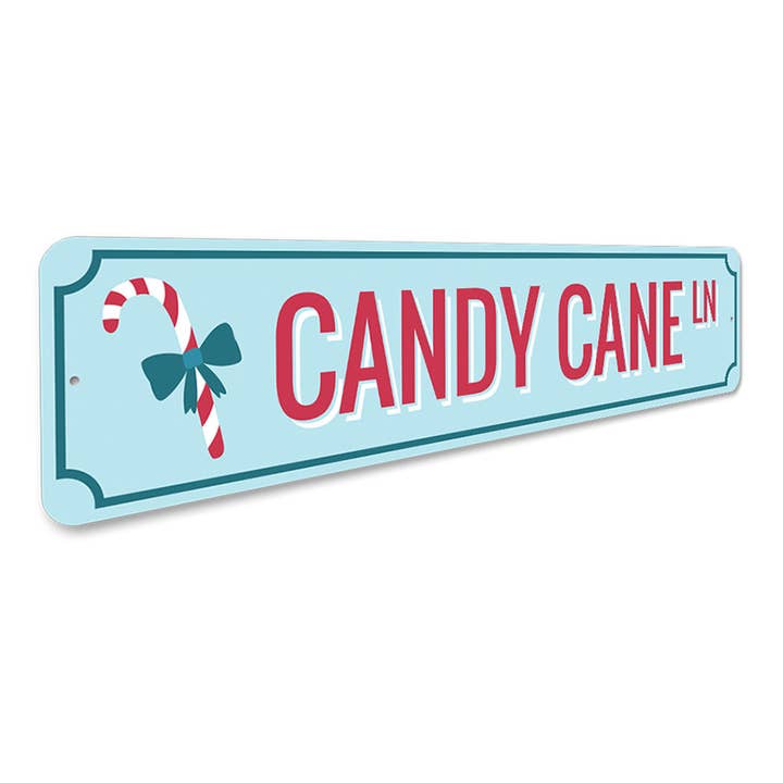 Lizton Sign Shop, Inc - Wholesale Sign - Candy Cane Ln Lane Holiday Sign