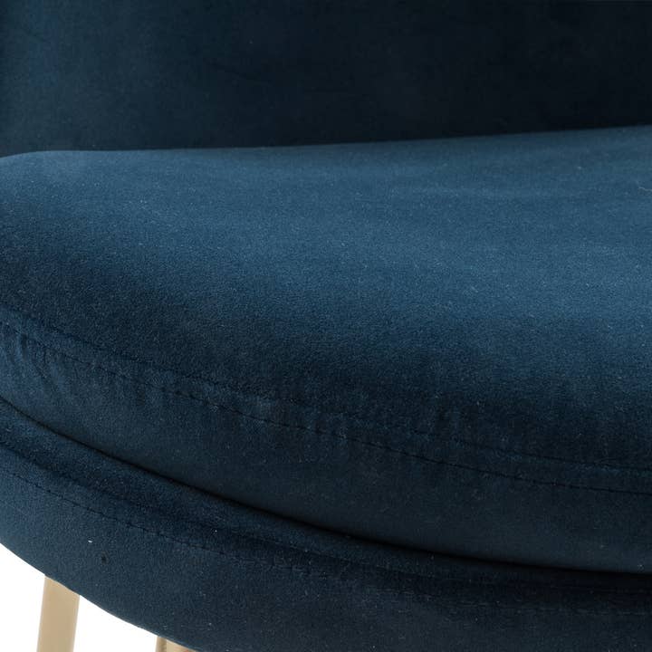 HOMYCASA DESIGN INC - Wholesale Chair - Modern Velvet Dining Chair- Gold Legs-Beige12