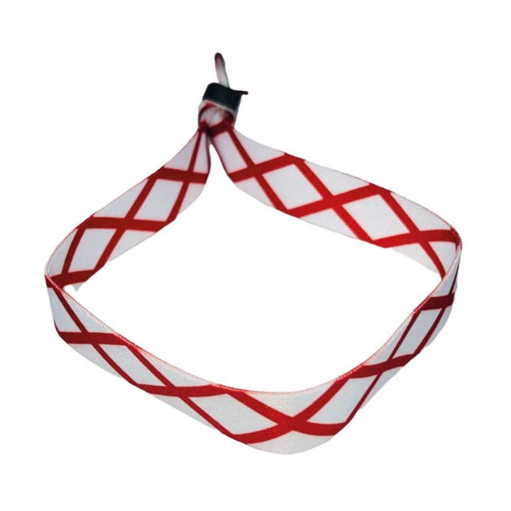 Astur Pins - Wholesale Woven/Braided Bracelet - Bracelet - Alabama State Flag - USA - P18930