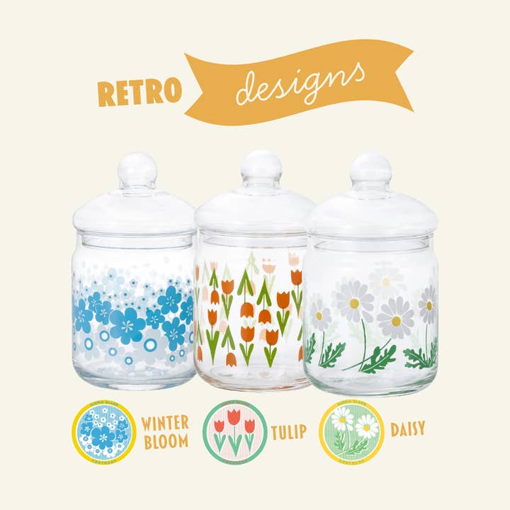 ADERIA - Vente Pots - ADERIA Retro | Pot moyen | 7 motifs disponibles2