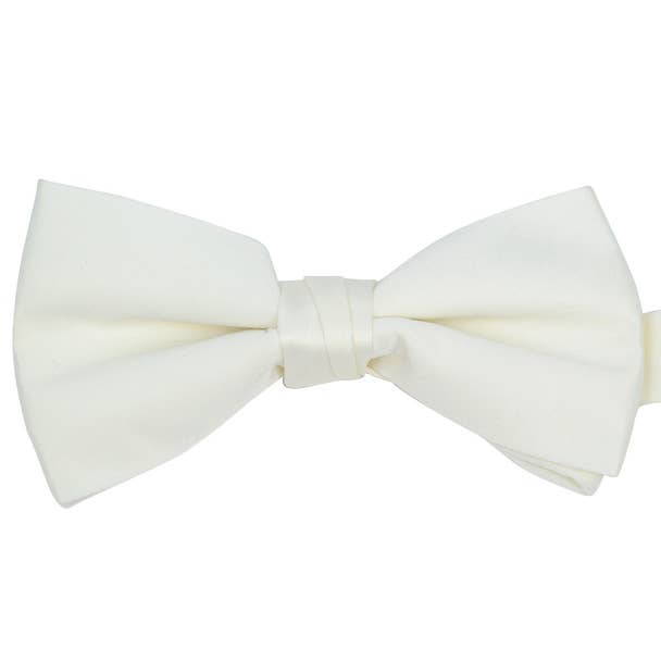 Selini New York - Wholesale Bow Tie - Men's - Men's 2.5" Poly Satin Banded Bow Ties