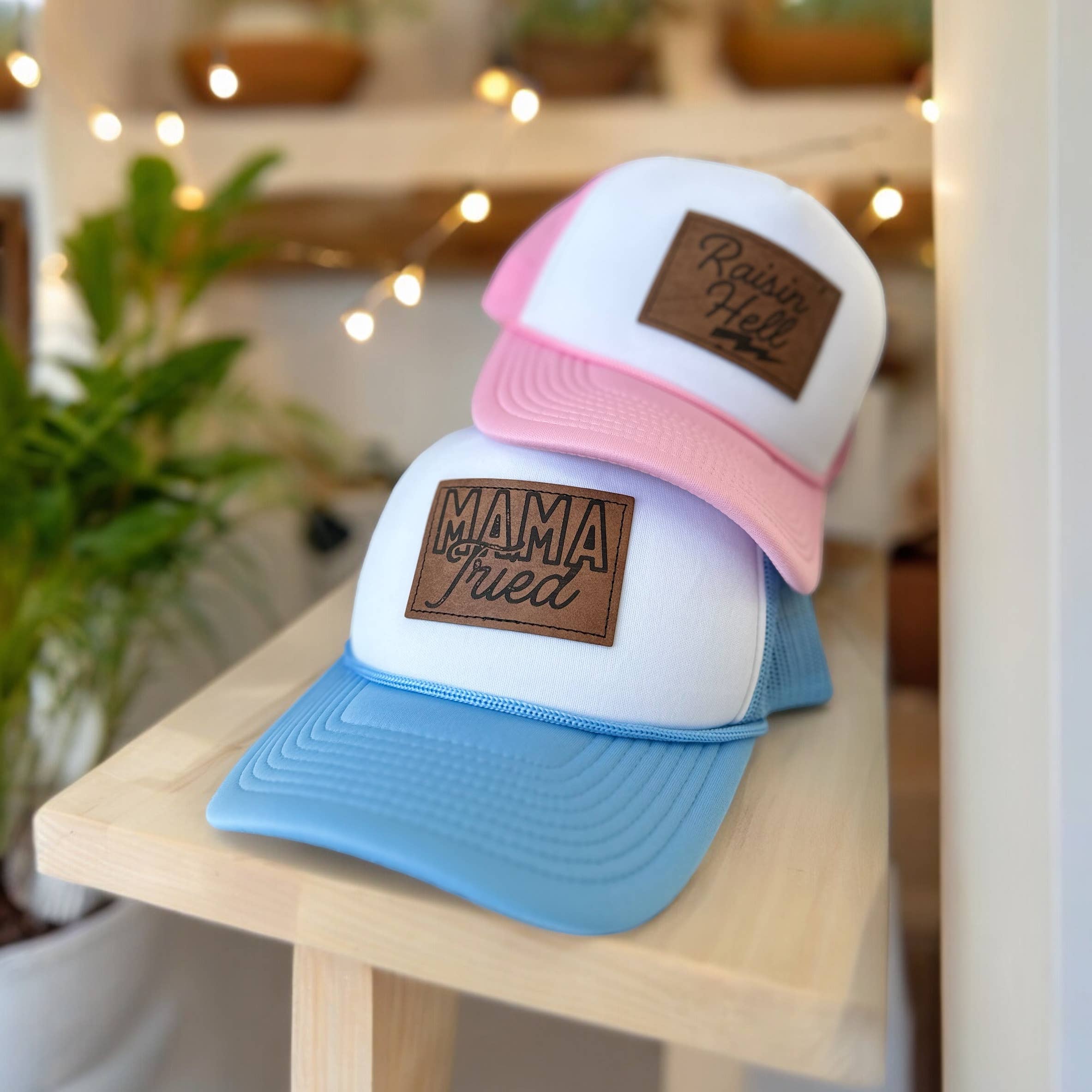 Wild Indigo - Wholesale Trucker Hat - Women's - Raising Hell Trucker Hat Hat Bar Western 2