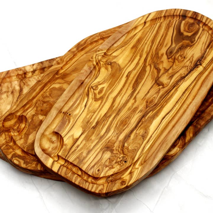 DAGDEG - Wholesale Cutting Board - DAGDEG cutting board made of olive wood with juice groove1