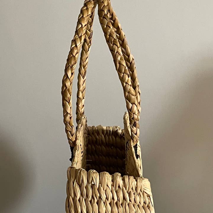 Saanjh - Wholesale Beach bag - Saanjh Wicker Market Tote Bag2