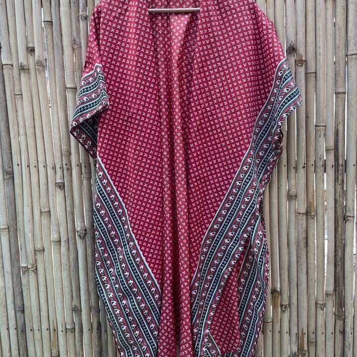 Sewing New Futures, Inc - Wholesale Kimono - Women's - Vintage Sari Kimono13