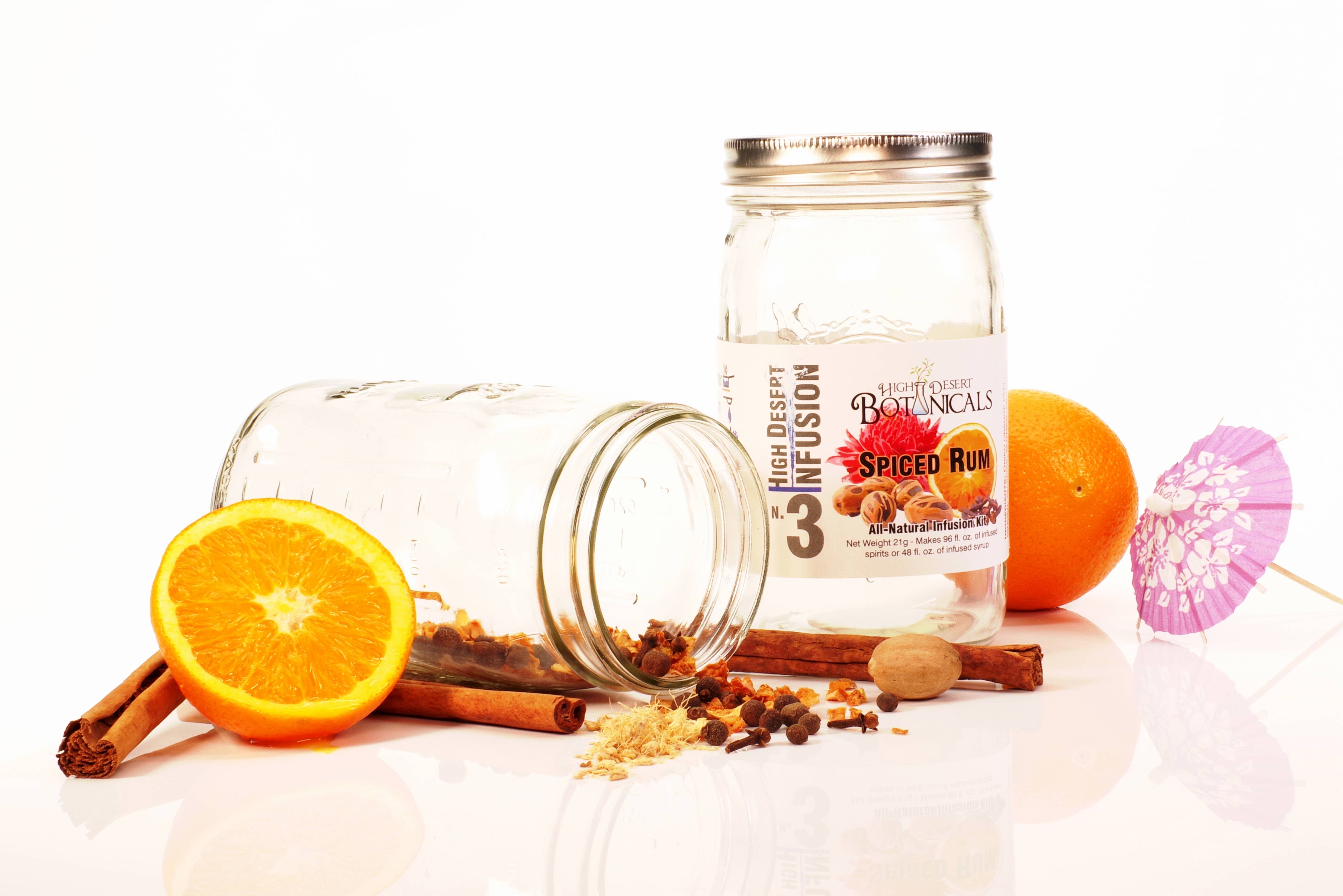 High Desert Botanicals – wholesale DIY drink kit – Infusion Kit #3 - Spiced Rum0