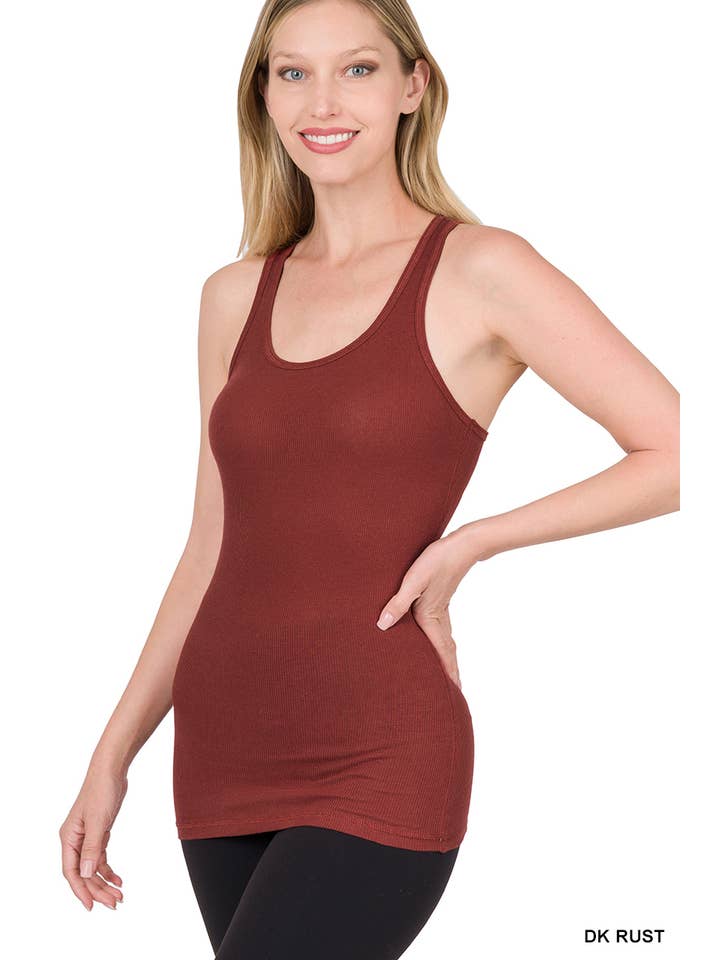 Vanilla Monkey - Wholesale Tank Top - Women's - STRETCHY RIBBED KNIT RACERBACK TANK TOP2