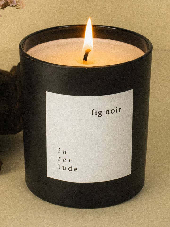 Fig Noir Bougie Parfumée for wholesale by Interlude Candles