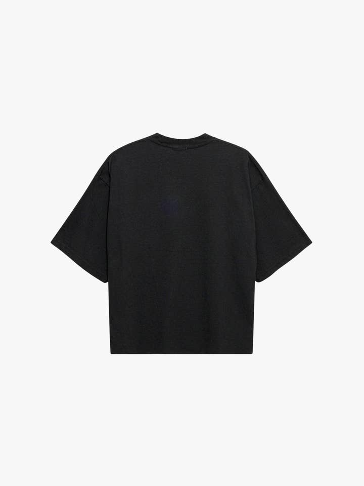 FUNERAL APPAREL - Wholesale T-shirt – men's - White Cropped T-Shirt (Men’s)1