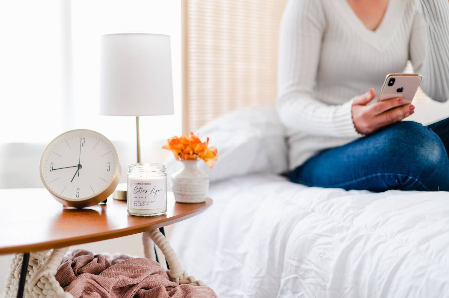 Scented Designs Candle Co - Wholesale Jar/Filled Candle - Citrus Agave Soy Candle - 7oz Signature Jar2