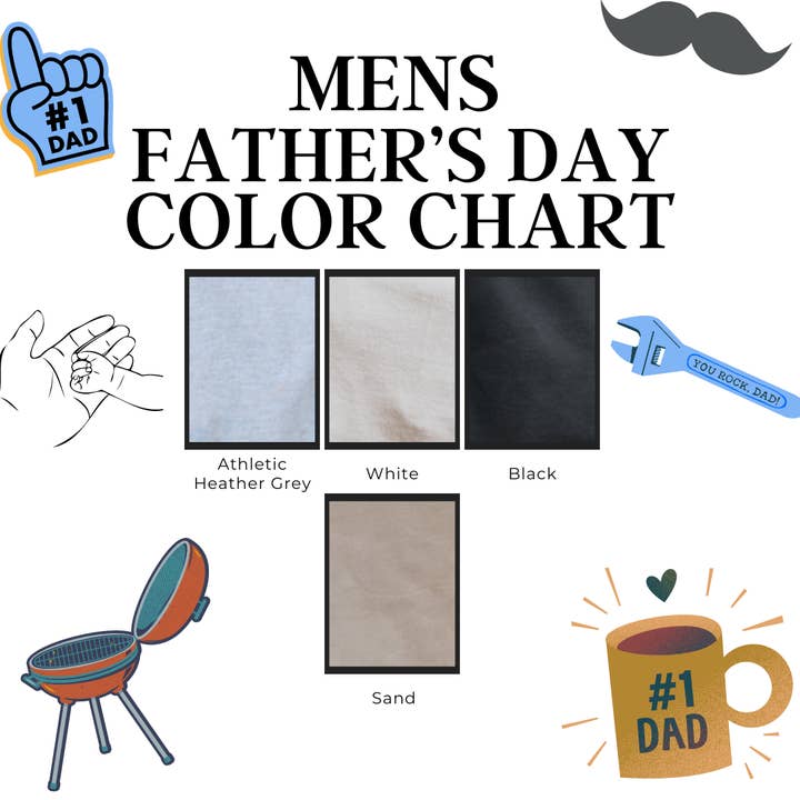 ZZ Threadz - Wholesale Screen Printed T-Shirt - Men's - Bearded Inked Dad Father's Day Graphic Tee2