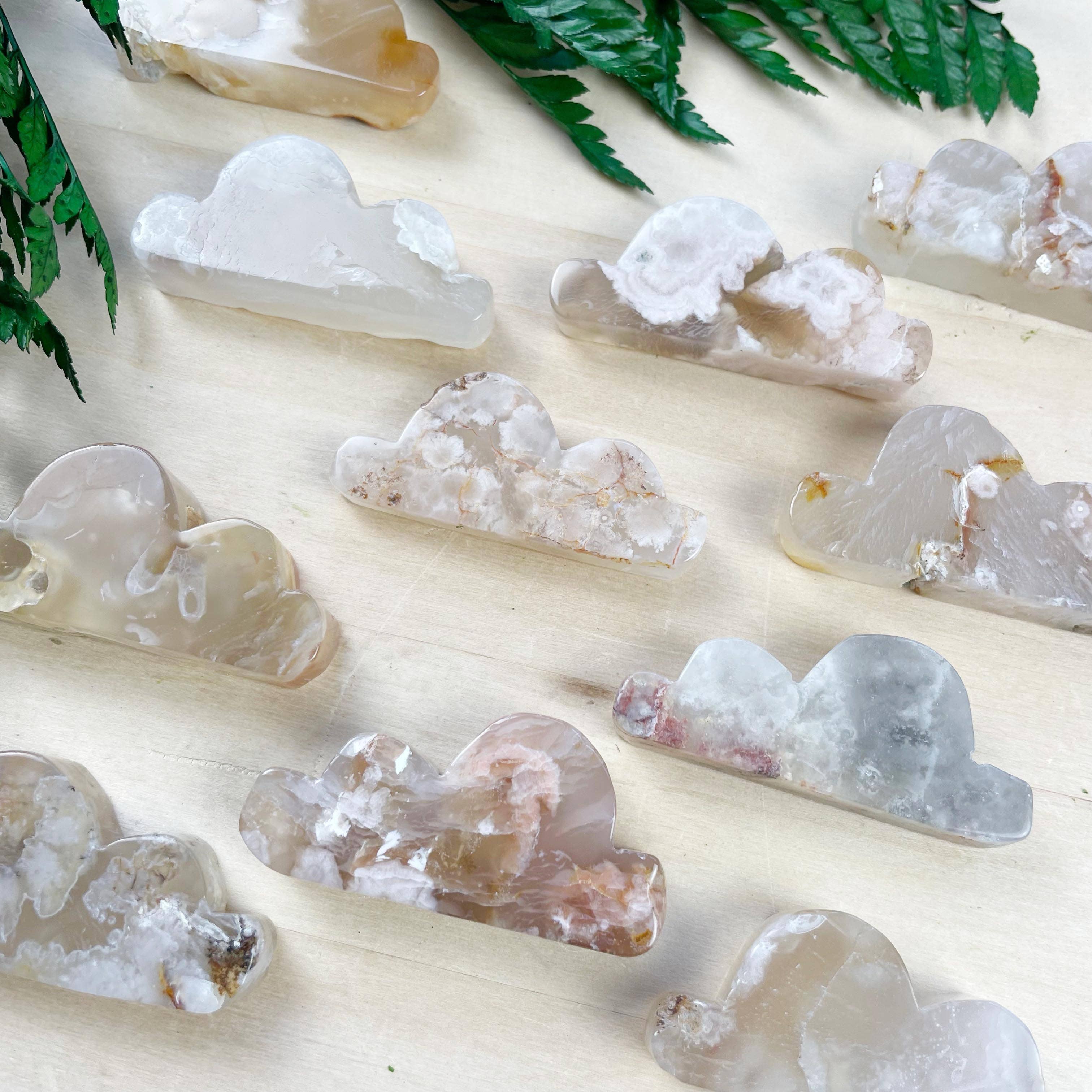 Ewelina Pas Jewelry - Wholesale Spiritual Stone/Crystal - Flower Agate Cloud Carving5