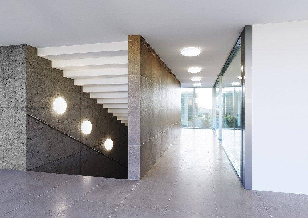 ENER-J – Candeeiro/lâmpada suspensa por atacado – Luz de teto LED redonda 24w com sensor de movimento Ip541