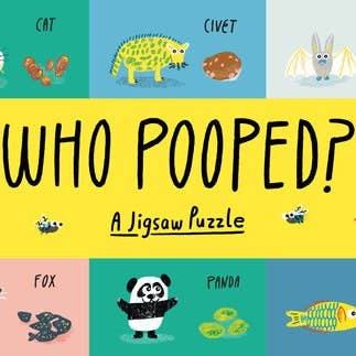 Qui a fait caca ? Puzzle de 100 pièces pour la vente par Raincoast Distribution Group