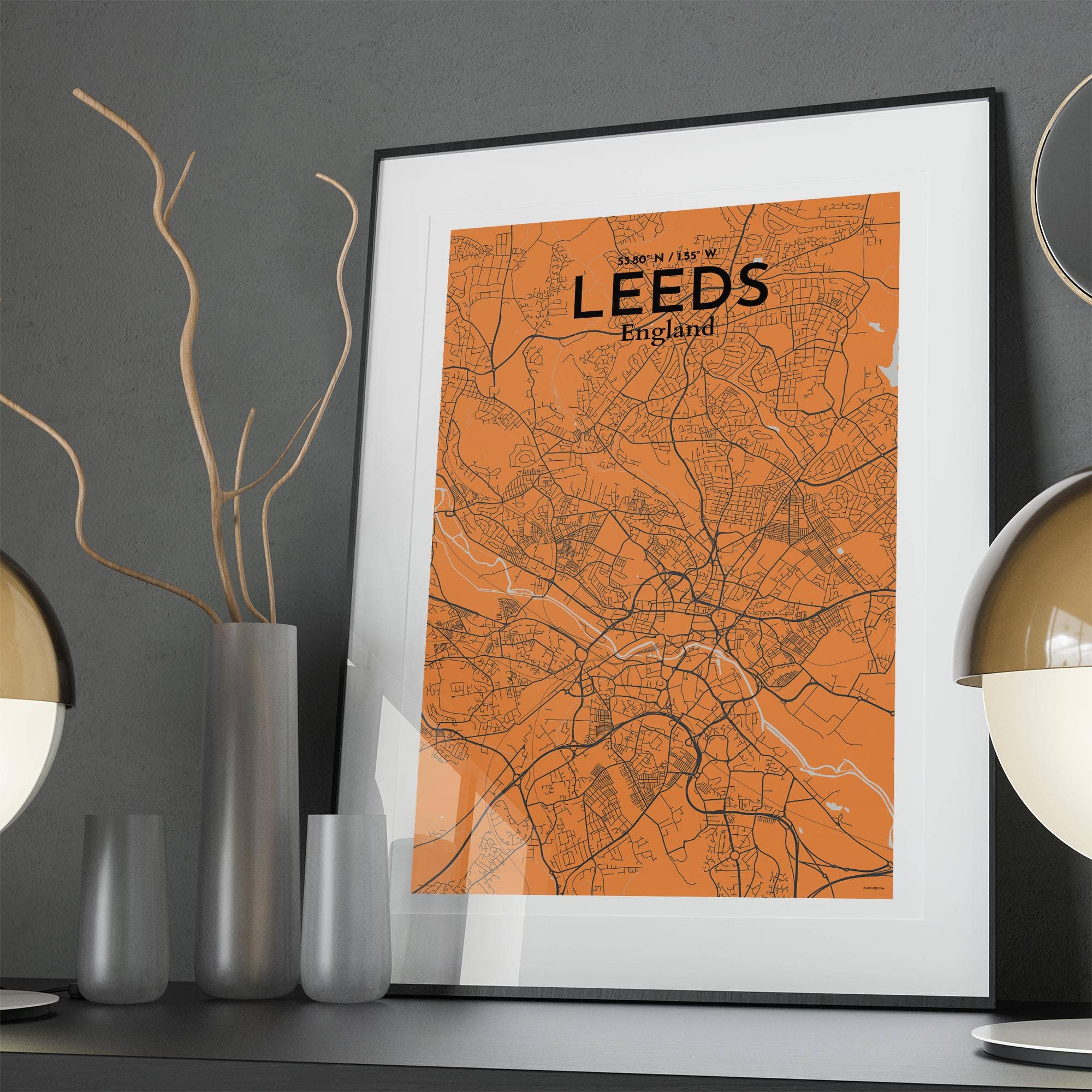 OurPoster.com – wholesale Poster – Leeds karta affisch42