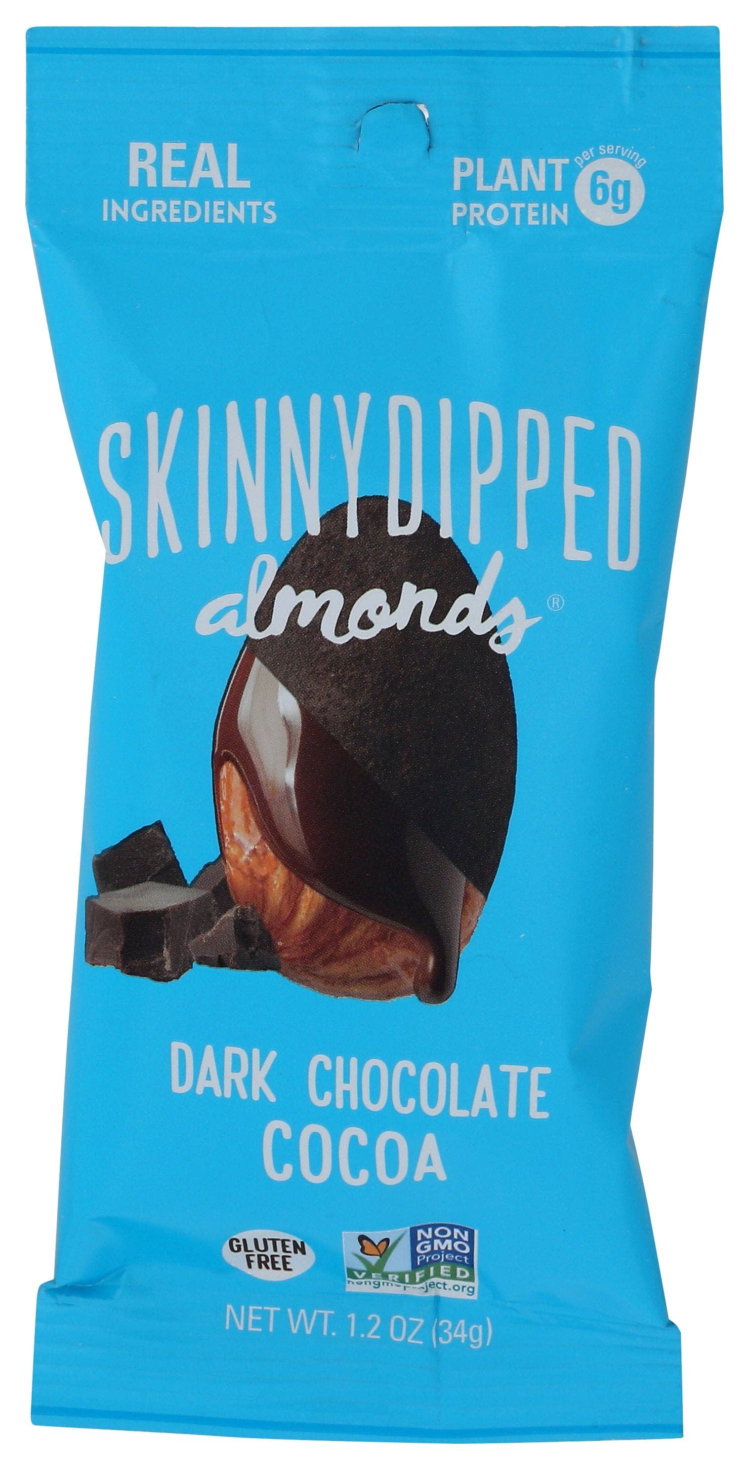 Everyday Supply Co - Wholesale Chocolate Covered Sweets - SKINNYDIPPED ALMONDS CHOC CVRD COCOA - Case of 10