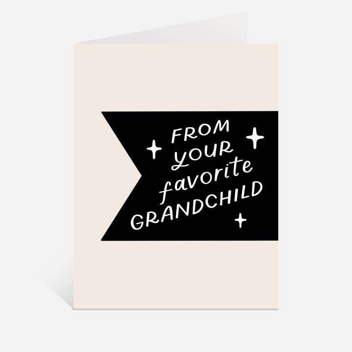 Just Follow Your Art - Wholesale Everyday Greeting Card - From Your Favorite Grandchild Card | Grandparent Cards