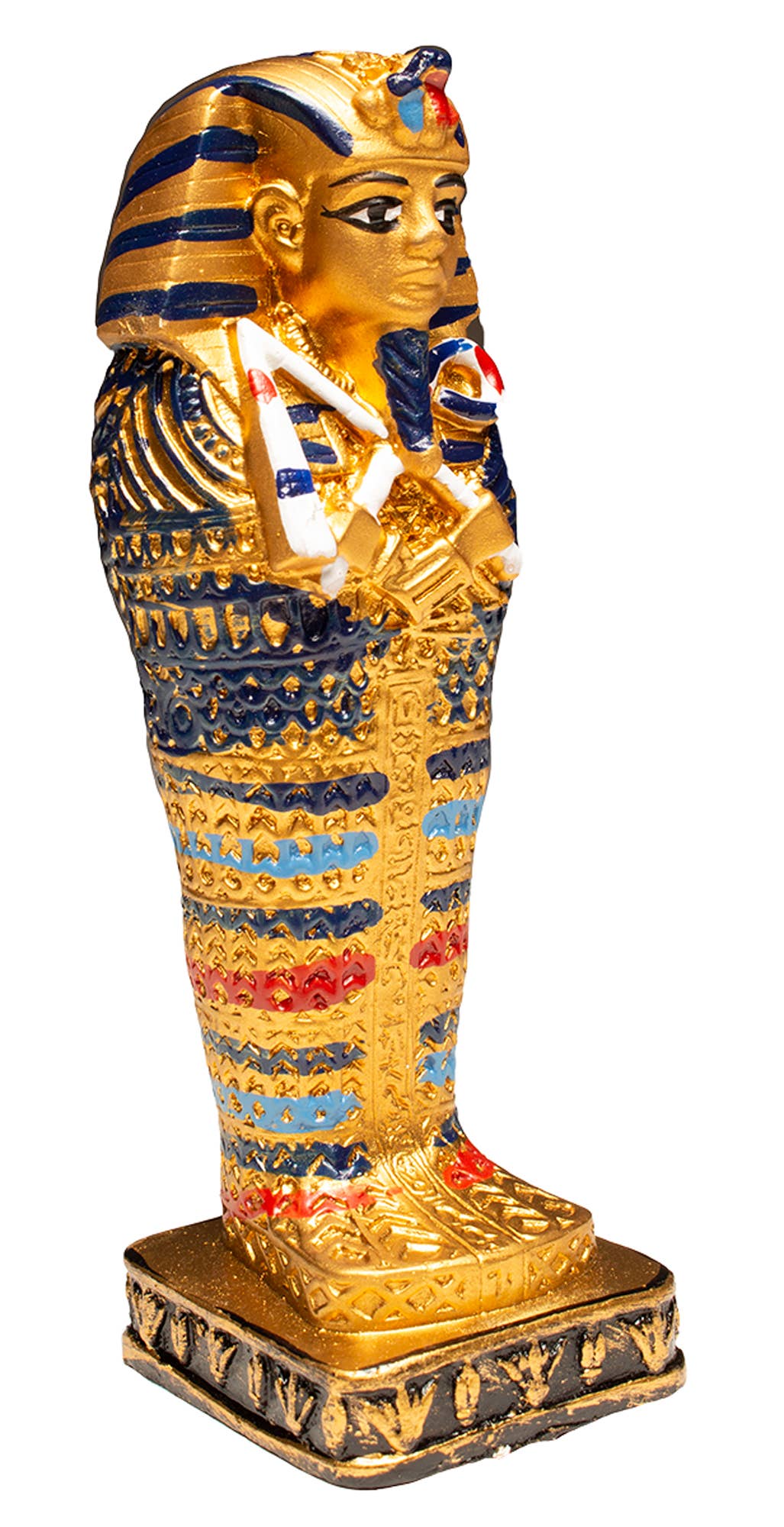 Discoveries, Inc. - Wholesale Decorative Figurine - Standing Sarcophagus Statue Gypsum - 6" - Made in Egypt3