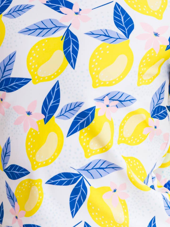 Yellow Girls Lemon Capri Bow V-Back One Piece Swimsuit
for wholesale on Faire11