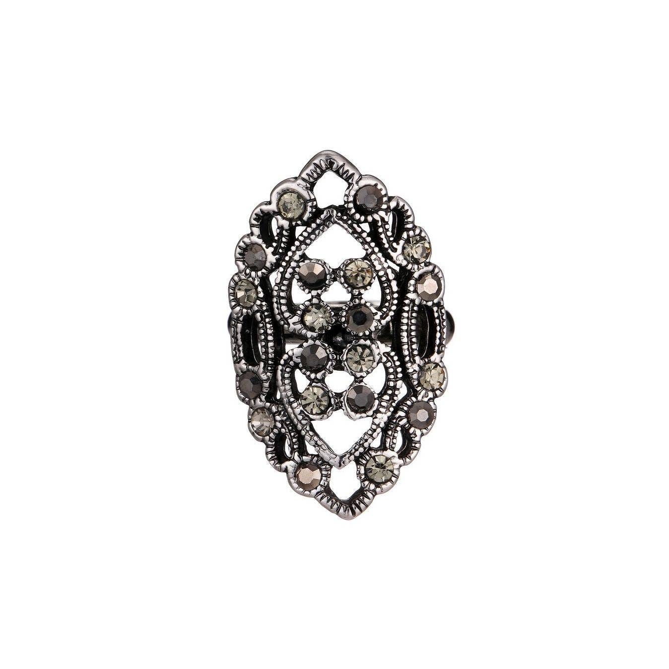 BELLE MISS - Vente Bague de cocktail/de cérémonie - Bague réglable Selwa0