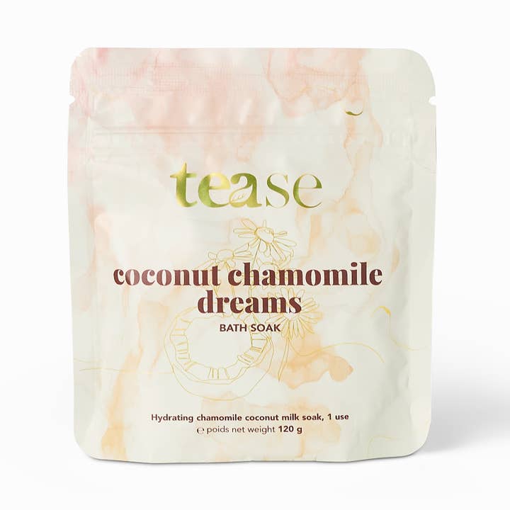 Coconut Chamomile Dreams Bath Soak for wholesale by Tease | Wellness Tea Blends + Accessories