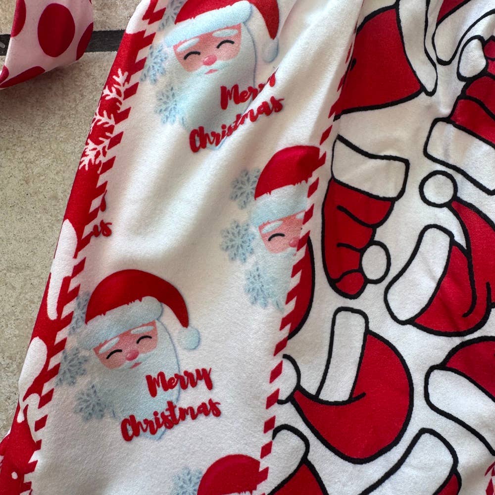 JJ BEBE LAND - Wholesale Dress - Kids - Girls Christmas Santa Dress2