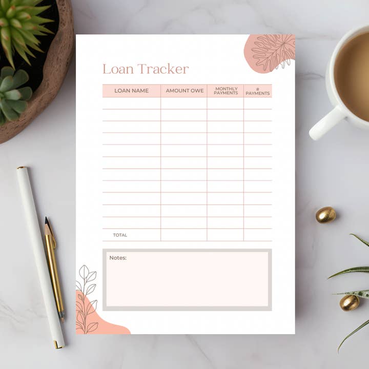 8x5 Finance Tracker with coaching session - Eco friendly for wholesale by Missh Shop