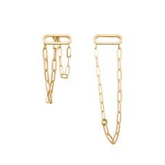 Limbo Jewelry - Wholesale Dangle Earrings - Link Dual Vert Earrings1