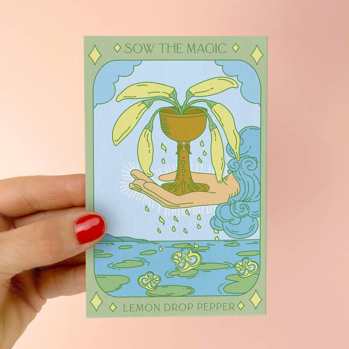 Sow the Magic – Sementes de plantas por atacado – Limão Drop Pimenta Tarot Garden + Pacote de sementes de presente5