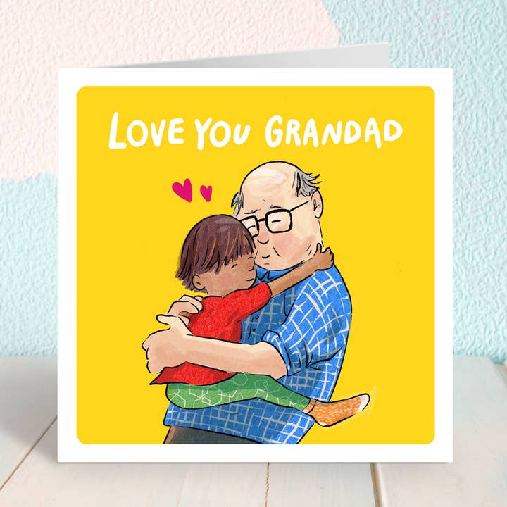 Cartão de saudações do vovô te amo por atacado de Cake and Crayons